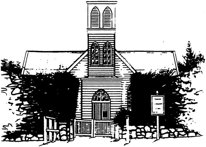 Drawing of Pukehiki Church